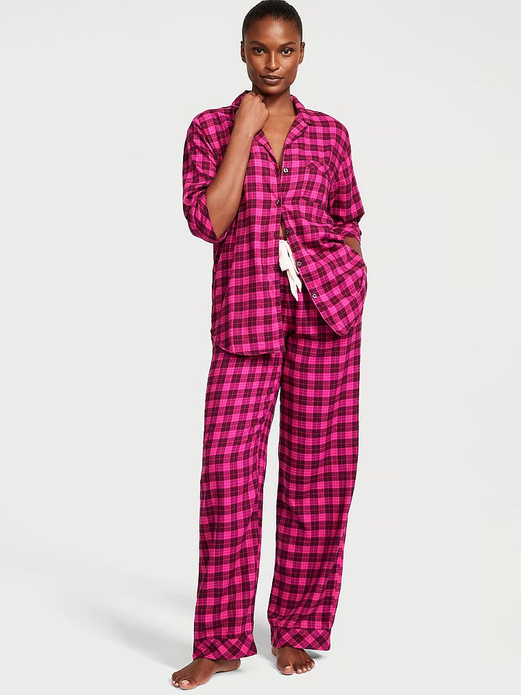 Flannel Long Pajama Set | Victoria's Secret (US / CA )