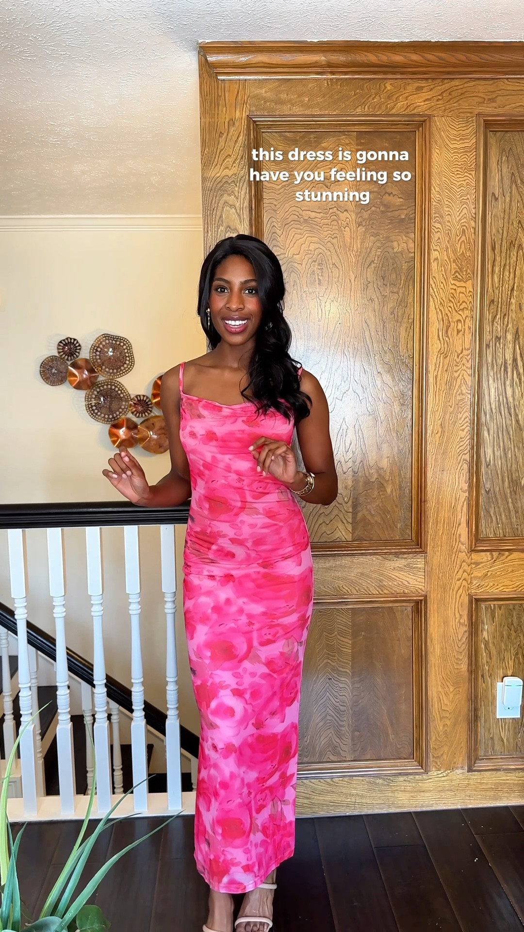 The vibrant floral maxi dress that makes you feel effortlessly radiant ✨ The adjustable straps and stretchy material, make it easy to wear and flattering on every figure. You’ll get so many compliments in this one! 

Wearing size small  (5’9”)
.
.
.
.
.

floral maxi dress, bodycon dress, mesh sundress, spaghetti strap dress, wedding guest dress 2025, spring summer dress, plus size cocktail dress, stretchy maxi dress, affordable luxury fashion, date night dress