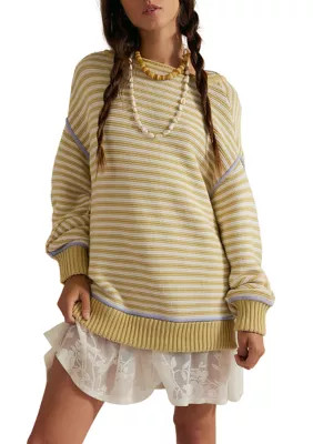 Free People Women's We The Free Asher Pullover, Sand, Medium | Belk