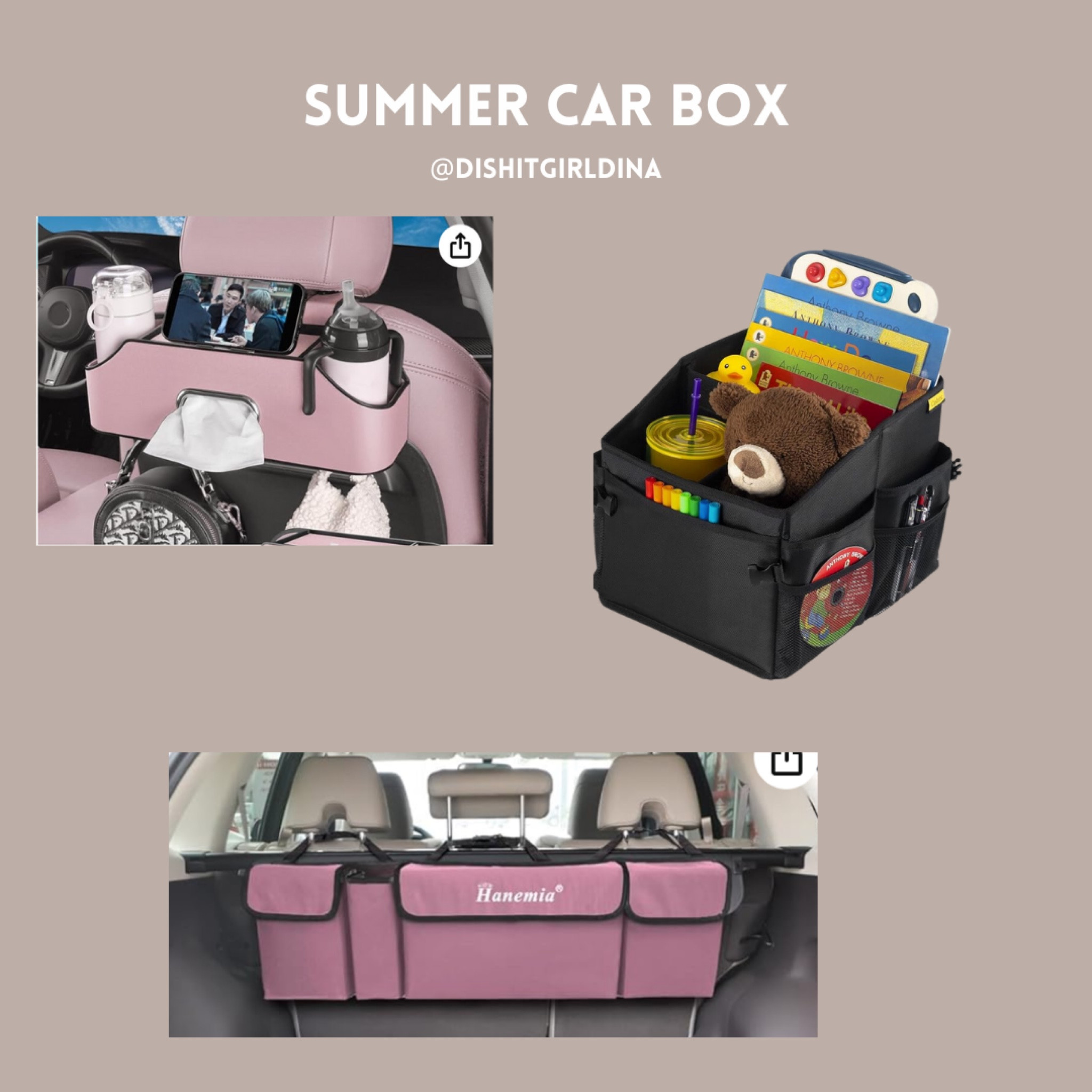 Organize your car for summer road trips with these car boxes !

#LTKitbag #LTKkids #LTKfindsunder50