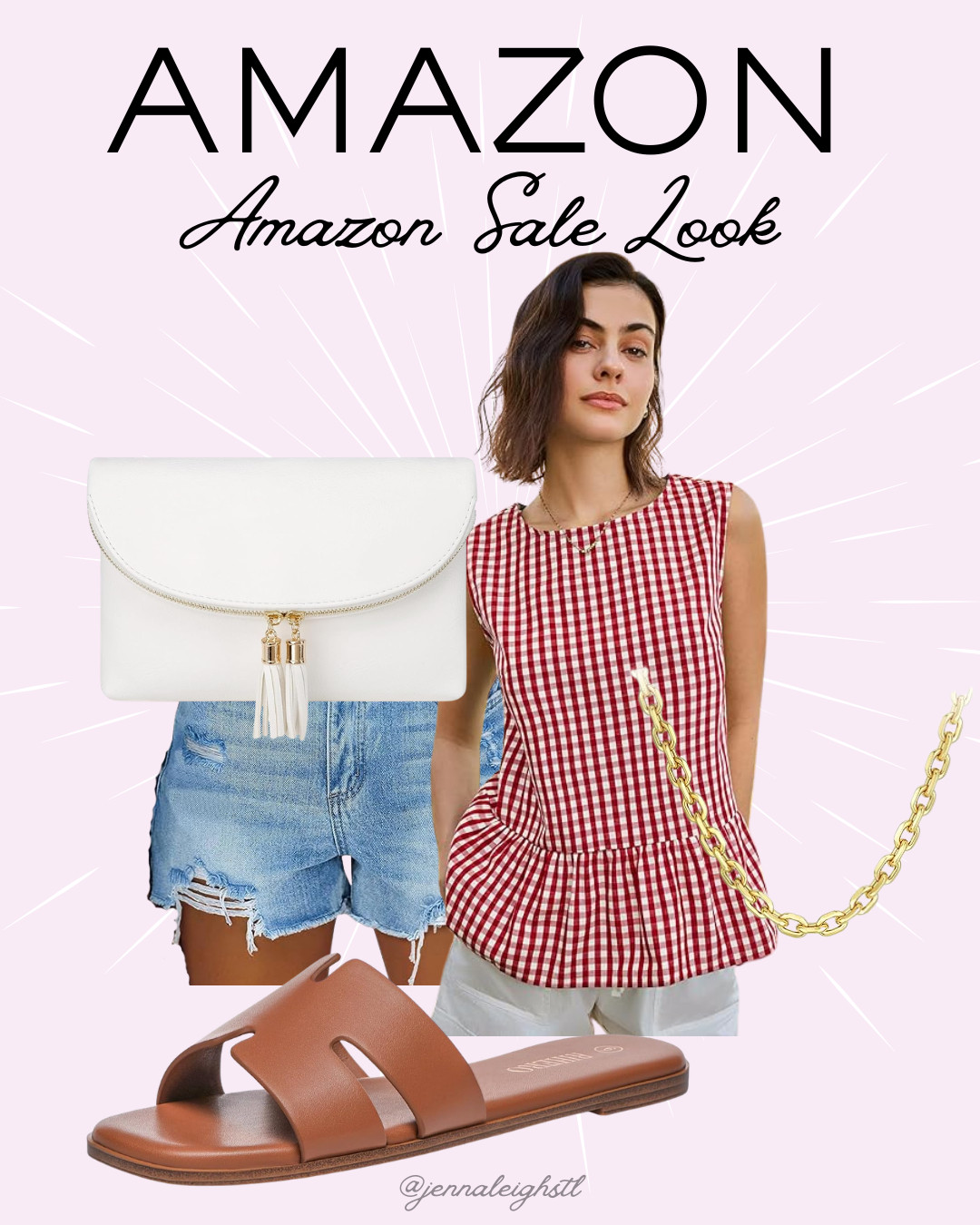 Putting together the cutest Amazon outfit with all pieces currently on sale. Loving how easy and effortless this look is for summer while still feeling styled and put together. 

 #LTKootd #LTKSaleAlert #LTKMidsize