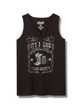 Alan Jackson Classic Fit Cotton Henley Tank | Torrid (US & Canada)