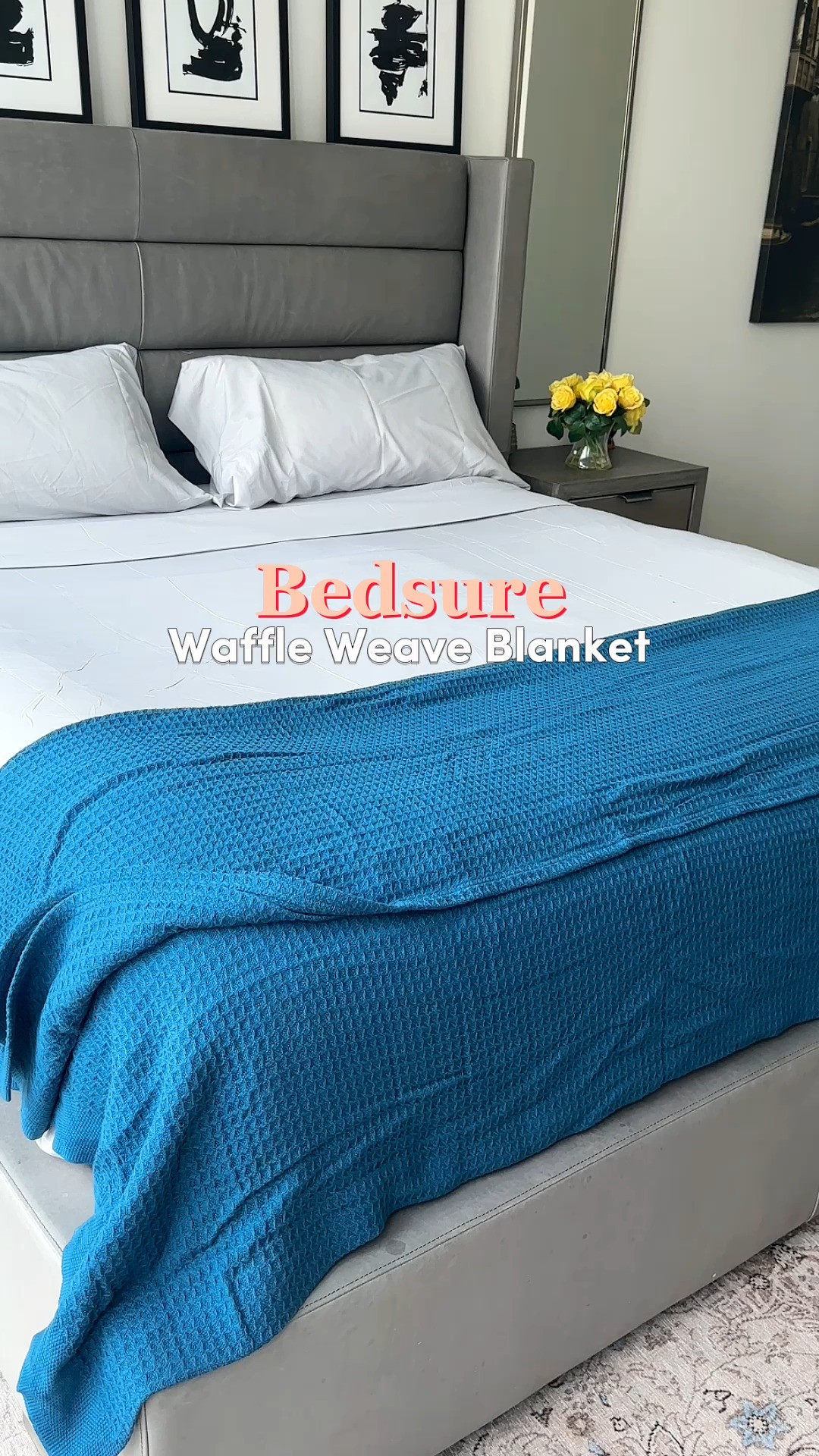 That effortlessly cozy look everyone loves 🤍 The Bedsure Waffle Weave Blanket adds texture and warmth without feeling heavy. Perfect for lounging, layering, or adding a relaxed touch to any space without overpowering your decor. #LTKHome #LTKHomeFinds #LTKDaily #LTKFinds #CozyHome #HomeDecorIdeas #SoftTextures #BlanketSeason #HomeEssentials 

#LTKHome #LTKFindsUnder100