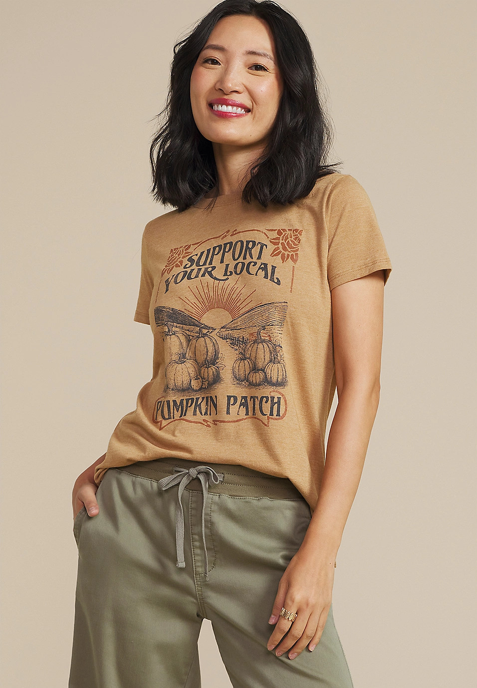 Support Your Local Pumpkin Patch Classic Fit Graphic Tee | Maurices