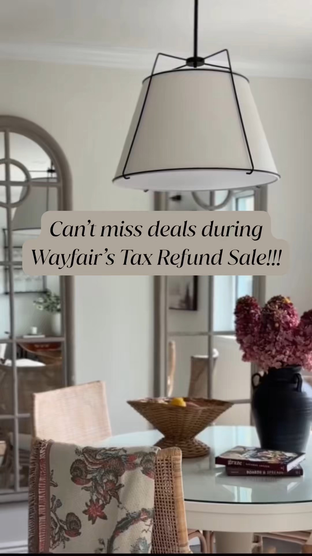 Tax refund season = home upgrade season ✨ Shopping Wayfair’s Tax Refund Sale with up to 70% off furniture and decor, plus fast & easy delivery on orders over $35. These are the kinds of deals I wait all year for.
@Wayfair  #ad #wayfair #wayfairpartner