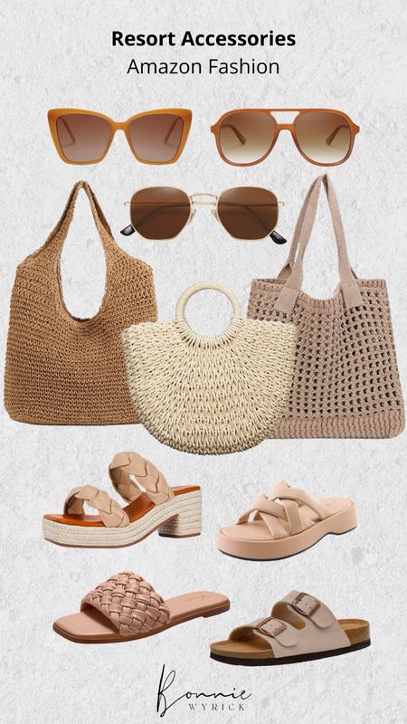 Resort vacation accessories!

Vacation outfits - beach bag - tote bag - sunglasses - sandals

#LTKshoecrush #LTKstyletip #LTKtravel