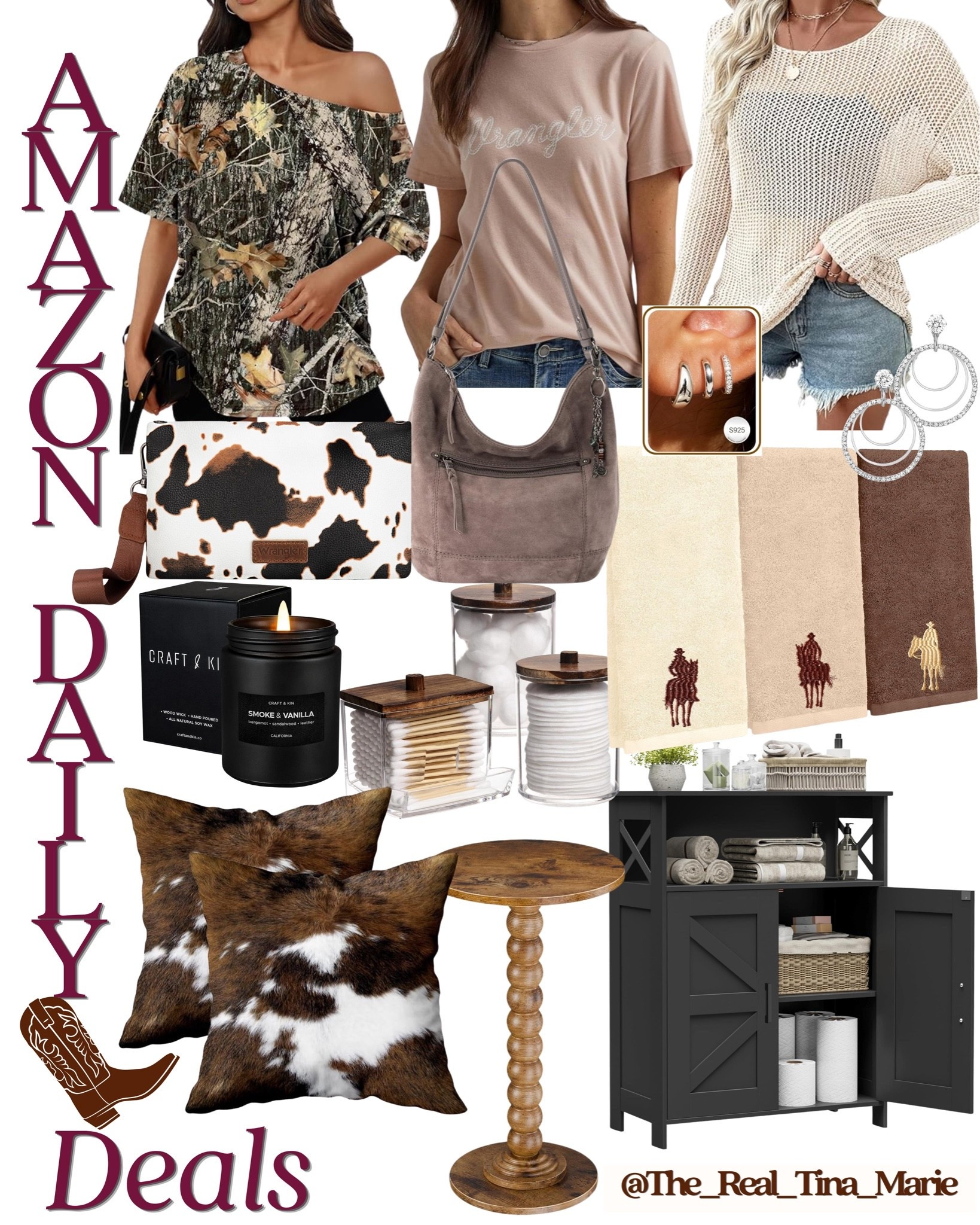 I love a little rebrand 🤎💁🏻‍♀️
Daily Amazon deals. Heavy on the western finds 👌🏼🤠💲

#westernhome #amazon #westernfinds #goodmorning #countryhome

#LTKootd