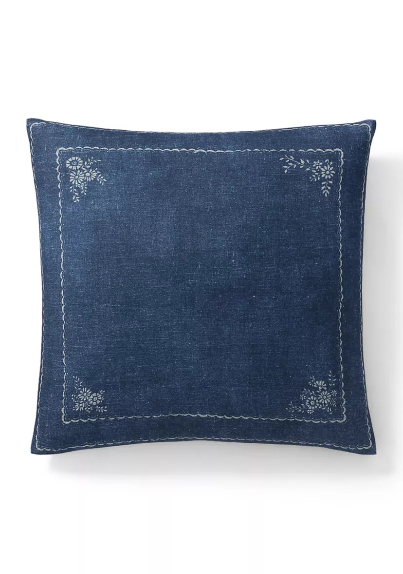 Griffin Washed Cotton Throw Pillow | Belk