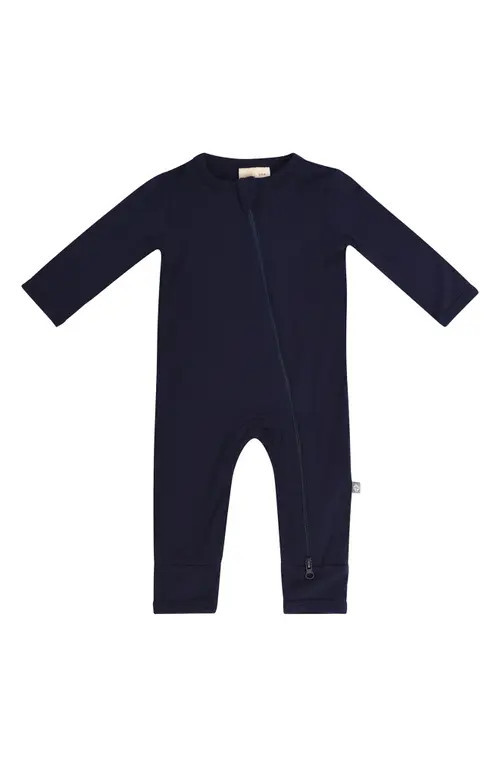 Kyte BABY Zip-Up Romper in Navy at Nordstrom, Size Newborn | Nordstrom