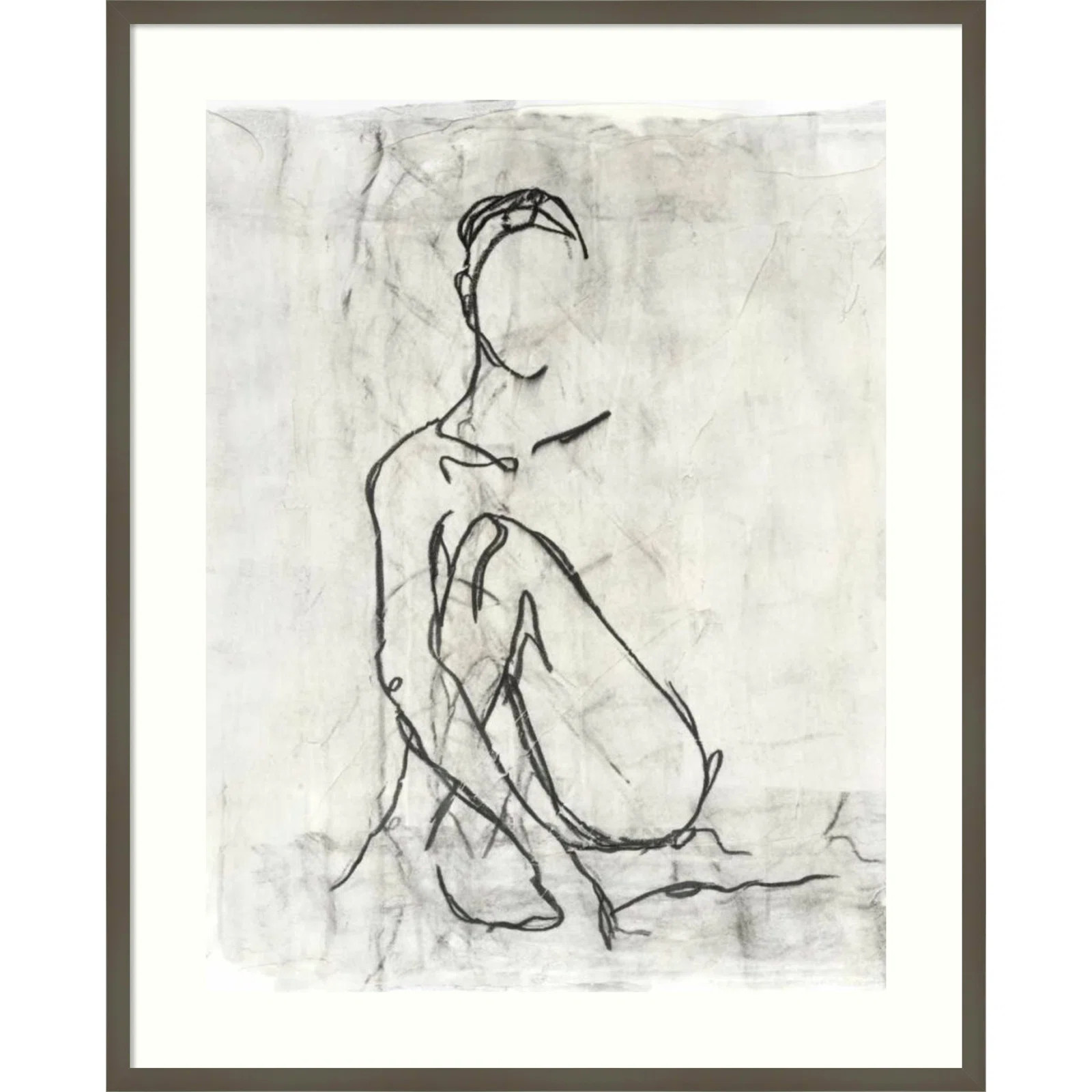 Embellished Nude Contour Sketch II by Ethan Harper | Wayfair North America