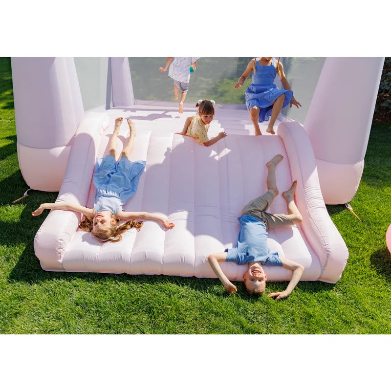 Bounceland Cotton Candy 13.1' x 16.4' Bounce House with Air Blower & Reviews | Wayfair | Wayfair North America