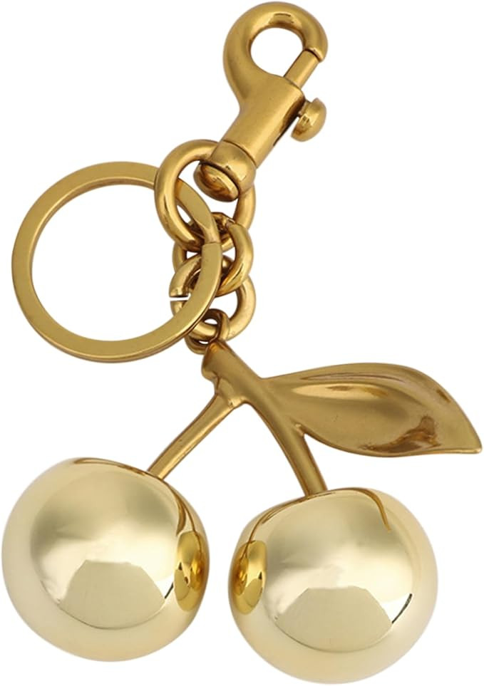 Cherry Keychain Cherry Bag Charms Charm Metal Accessory Sparkling Resin For Purses And Bags Chris... | Amazon (US)