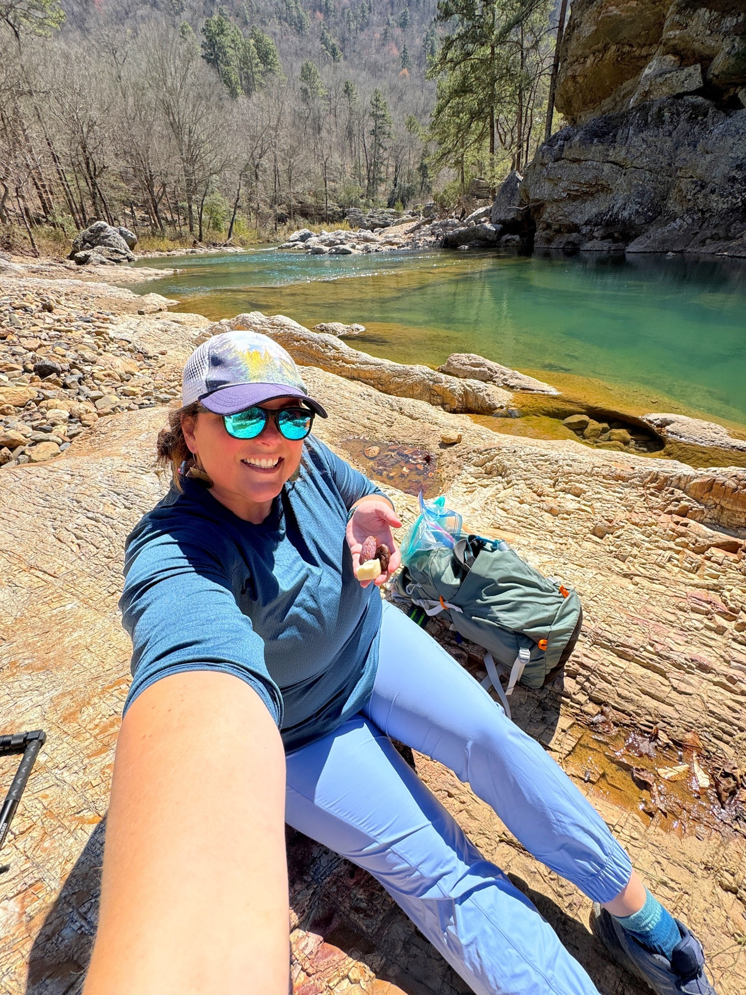 Did you know: goat cheese and dates are an elite hiking snack? I’m just saying, it’s delicious. Also, my favorite dayhike pack hike pack is one sale on Amazon! These pants are also my favorite spring and summer hiking pants because they’re lightweight and dry fast. 

#LTKOver40 #LTKMidsize #LTKActive
