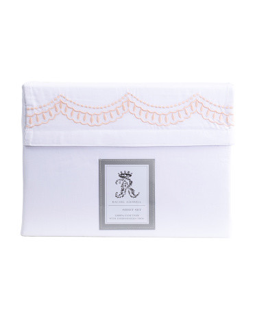 Scallop Embroidered Sheet Collection | TJ Maxx