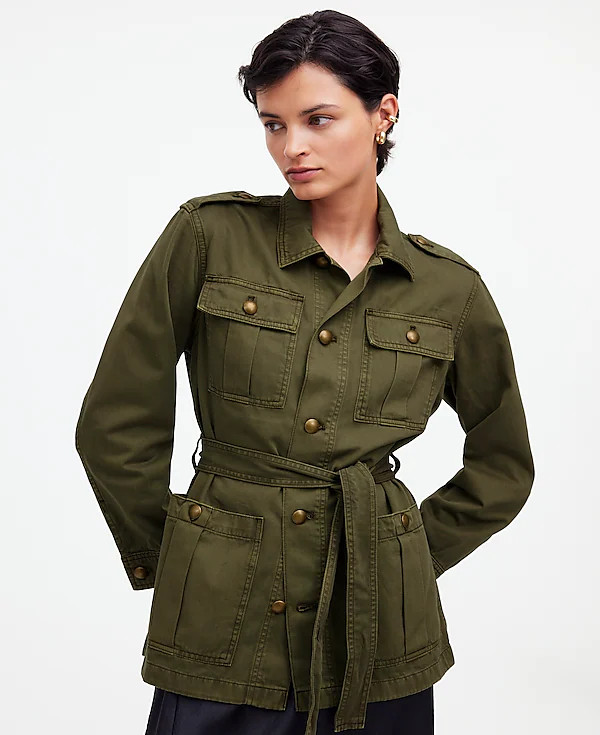 Chino Safari Jacket in Faded Ivy | Madewell