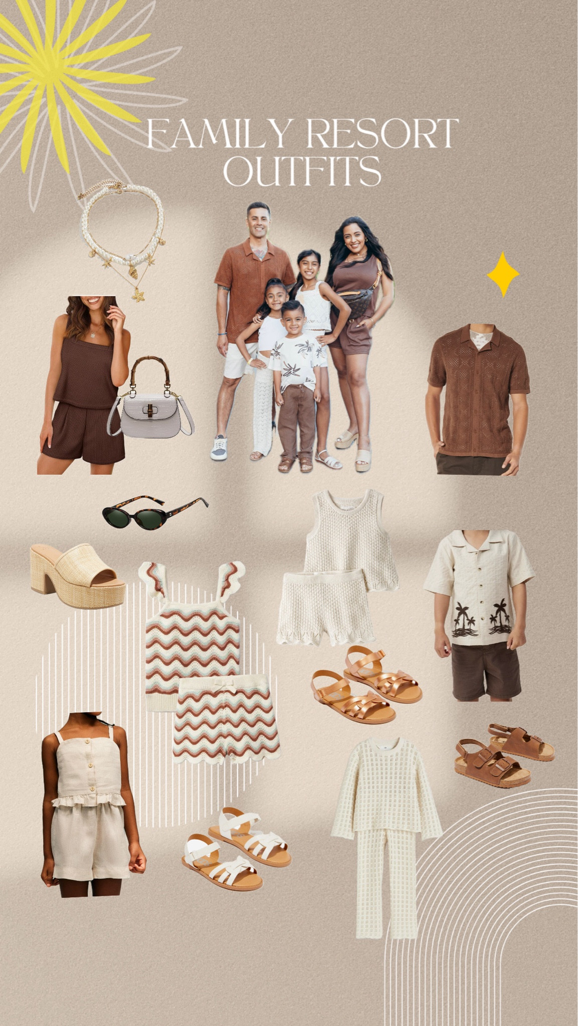 The perfect neutral outfits for your family vacation. I have something linked for everyone. 🤎

#LTKstyletip #LTKtravel #LTKfamily