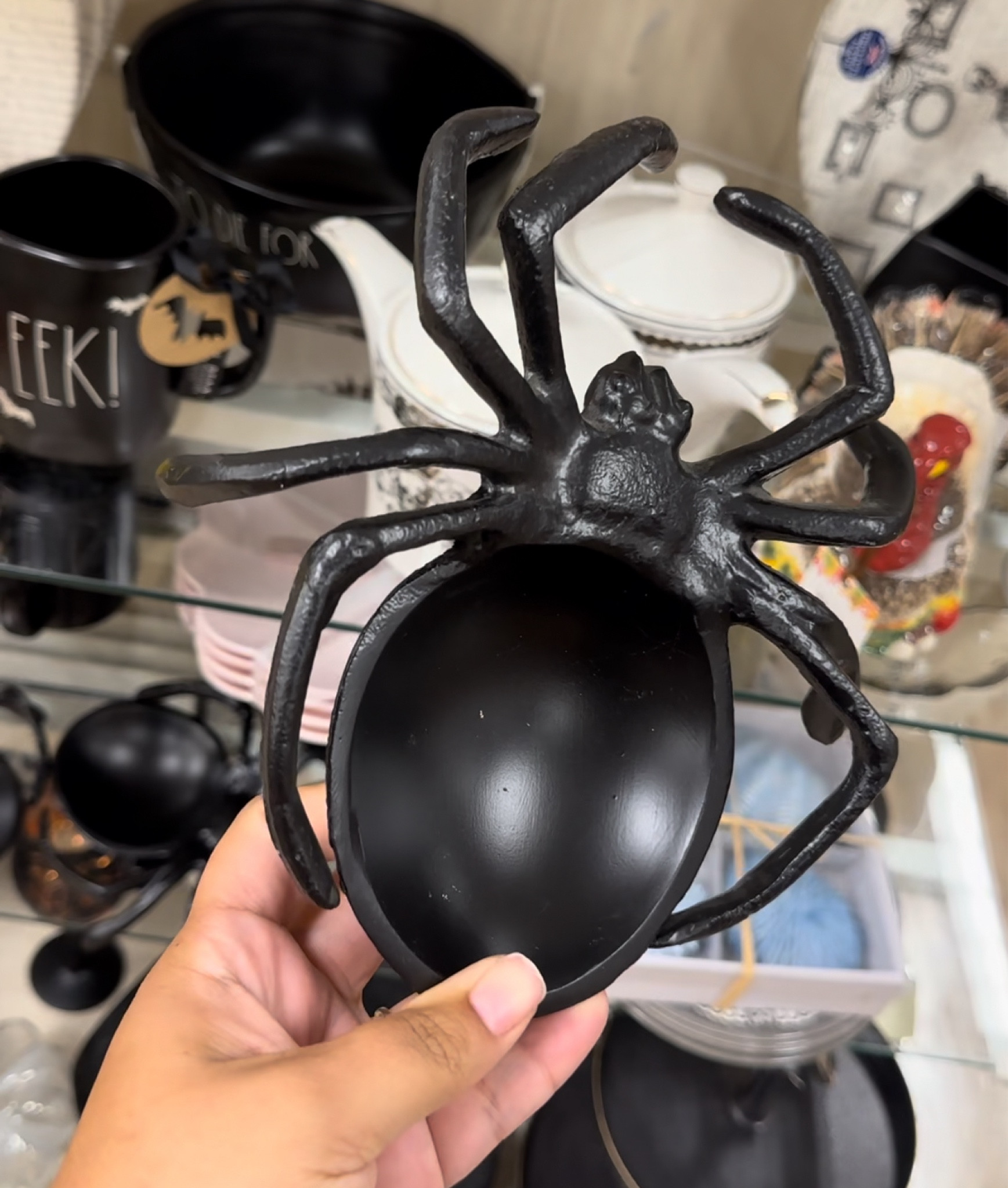 How cute is this spider candy bowl! 🕷️ 

#LTKHome #LTKSeasonal