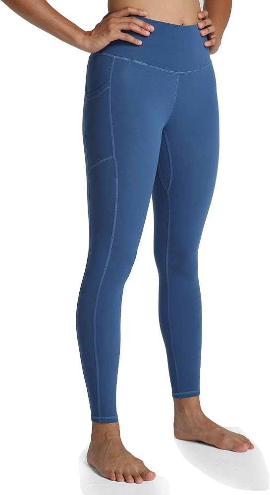 Women's High Waisted Yoga Pants 7/8 Length Leggings with Pockets | Amazon (US)