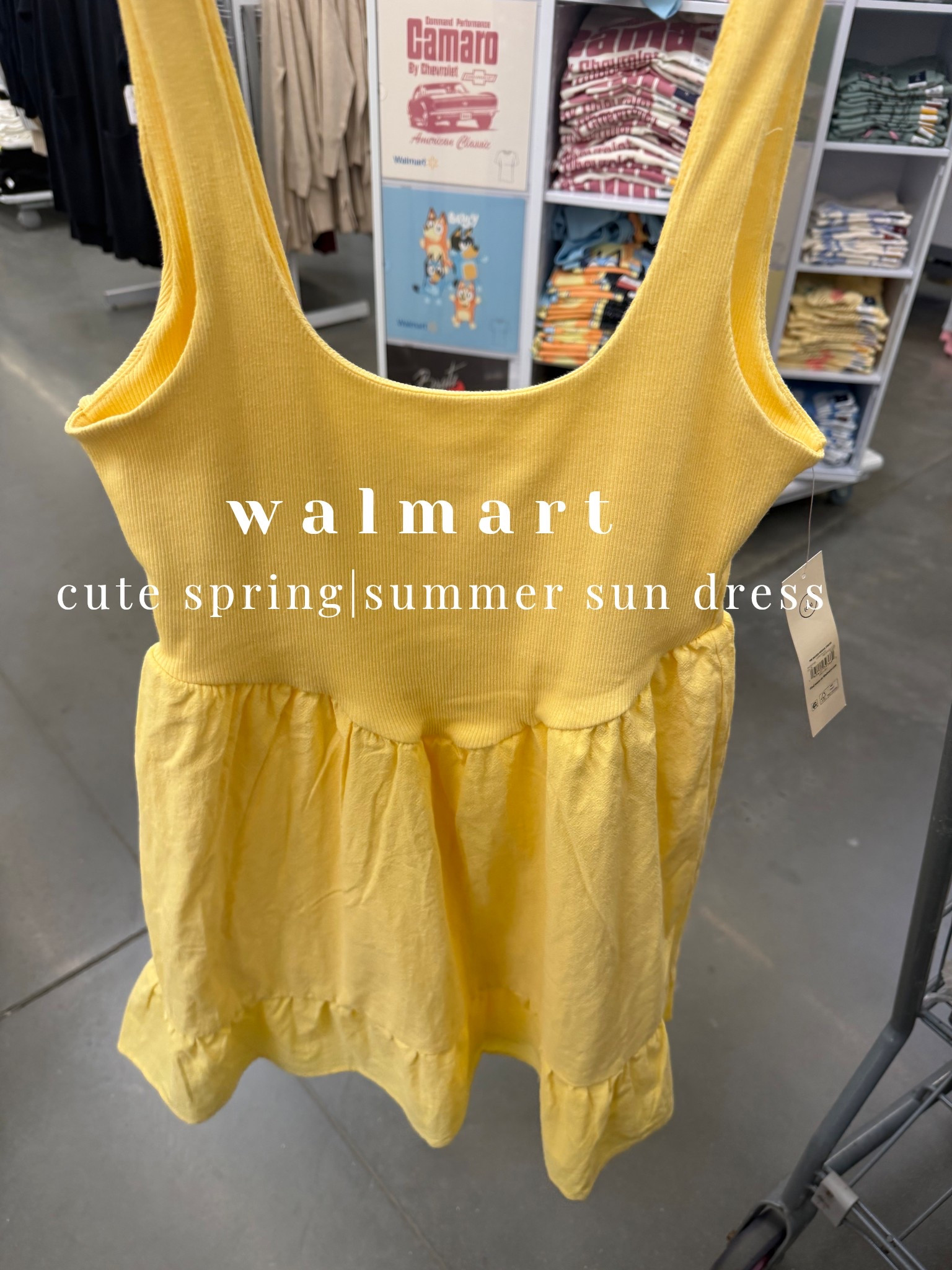 spring is almost here, and what’s better then cute sun dresses? Loving the yellow on this. Also comes in black! 

95% cotton! 5% spandex
I’m 5’3’’ 110 lbs & XS fits TTs 

Scooped Ribbed tank, v waist, flirty dress, mini dress, smocked, fit and flare, ruffle, spring dress, summer dress, affordable,
Budget friendly 

#LTKootd #LTKSaleAlert #LTKSpringSale