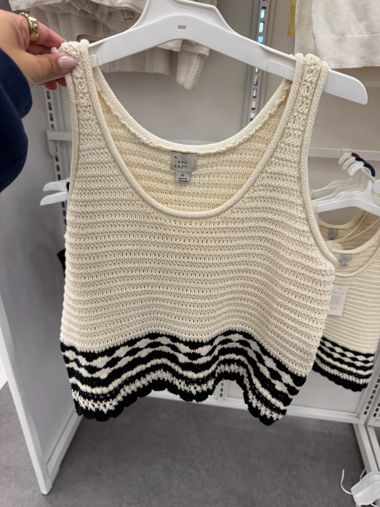 The kind of top you’ll keep reaching for because it works with everything - jeans, linen pants, skirts or layered under a blazer for an easy transitional look. The crochet detail makes this $25 Target find feel way more elevated than a basic tank. wedding guest dress summer, teacher outfits, back to school outfits, country concert outfits, date night outfits, vacation outfits beach, business casual workwear, fall outfits women, summer dresses, travel outfits
 

 #LTKgrwm #LTKootd #LTKSeasonal