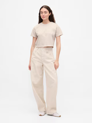 Gap × BÉIS High Rise Barrel Jeans | Gap (US)