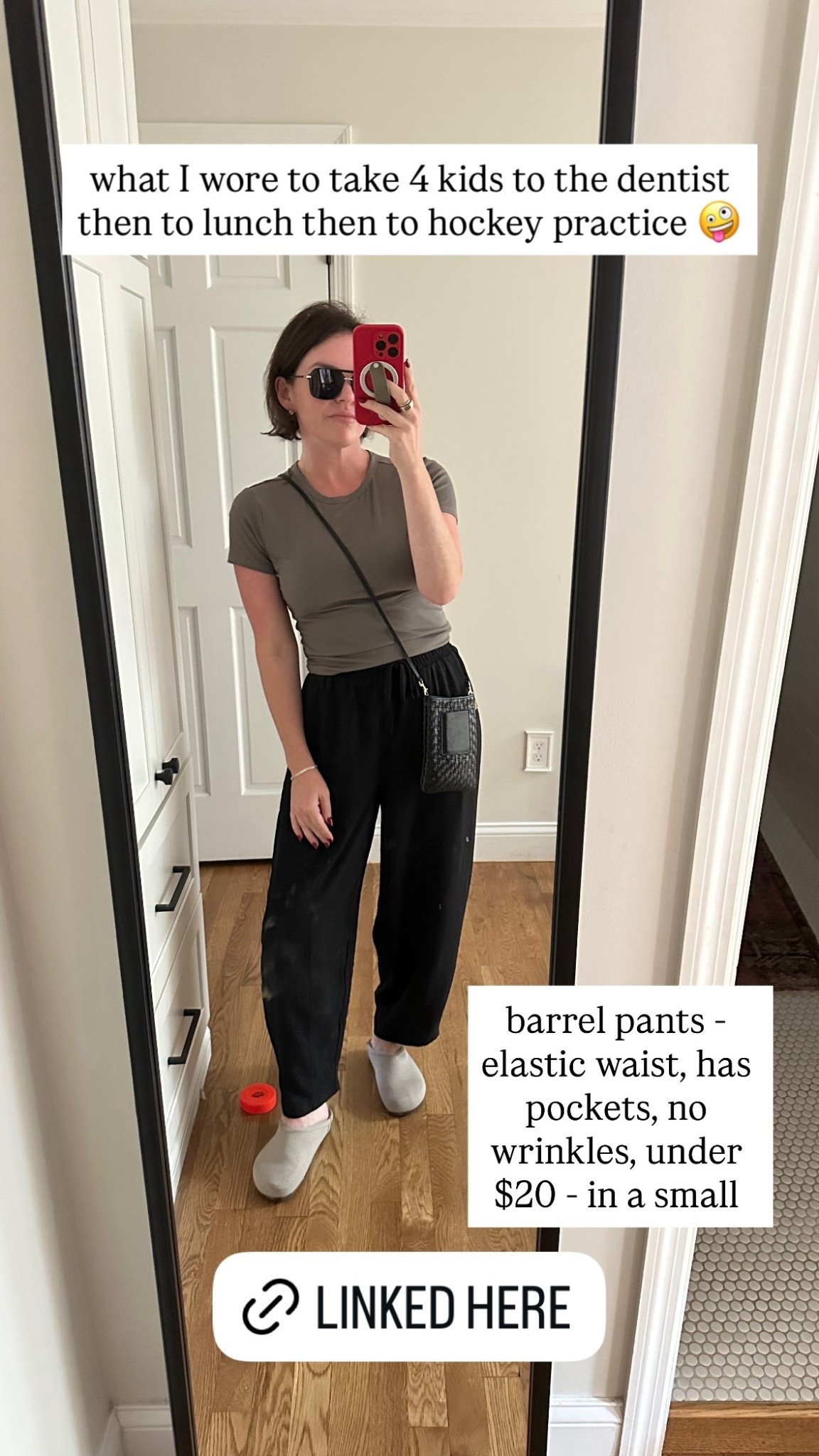 barrel pants - elastic waist, has pockets, no wrinkles, under $20 - in a small

#LTKActive #LTKSeasonal #LTKStyleTip