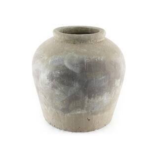 Zentique Terracotta Olive Brown Small Decorative Vase-4869S A292 - The Home Depot | The Home Depot