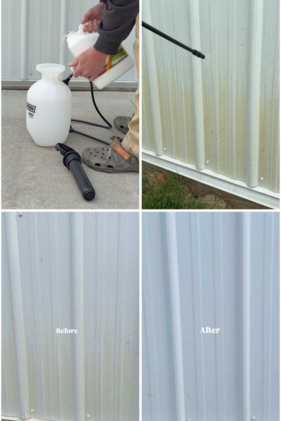 No more orange stains on our white siding! This spray is truly magic! 🤯

#LTKHome #LTKSeasonal #LTKSummerEdit