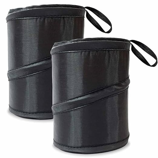 Kincown [Newest] [2 Pack] Car Trash Can, Mini Vehicle Trash Can for Car, Waterproof Collapsible P... | Amazon (US)