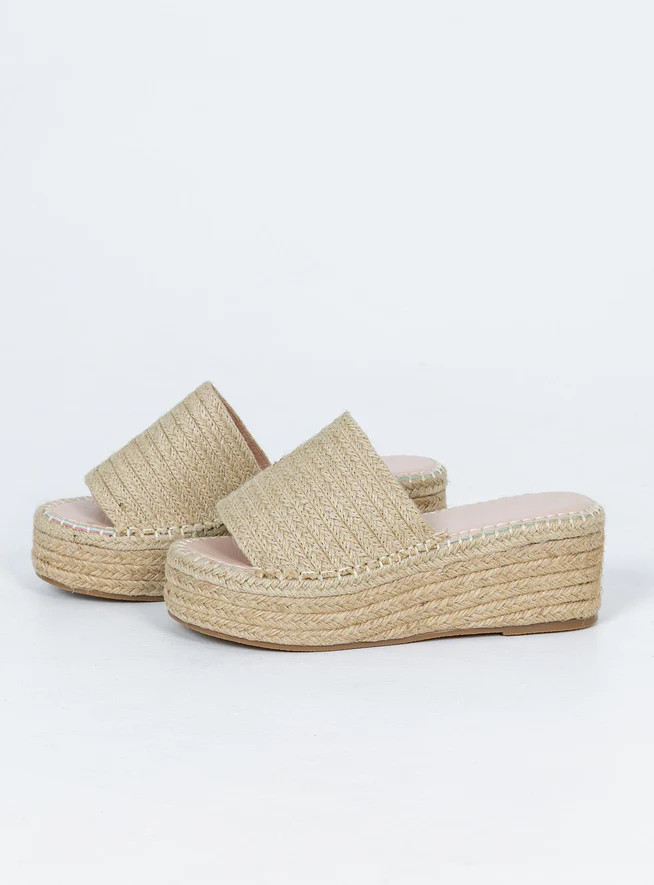 Barbados Sandals Natural | Princess Polly US