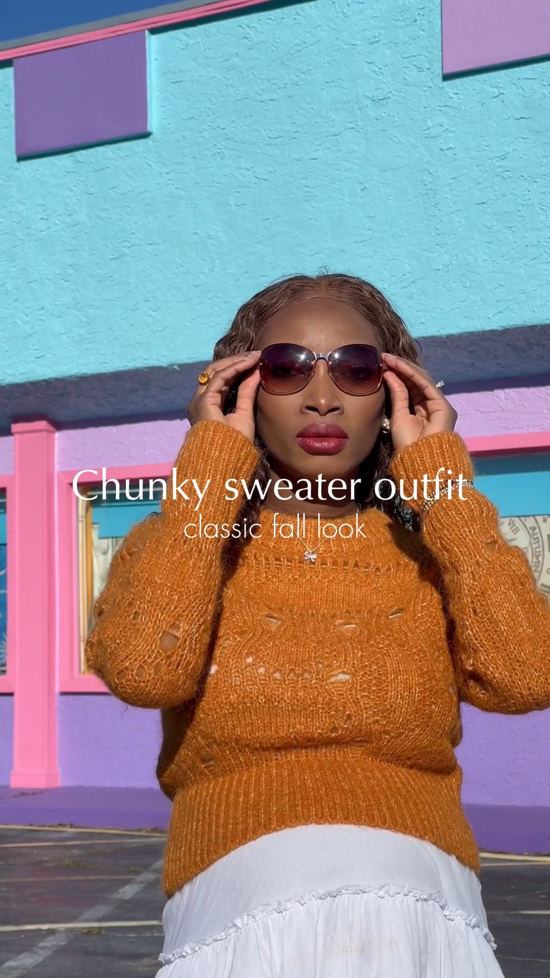 ✨Chunky sweater outfit- winter 


#LTKVideo #LTKbump #LTKstyletip