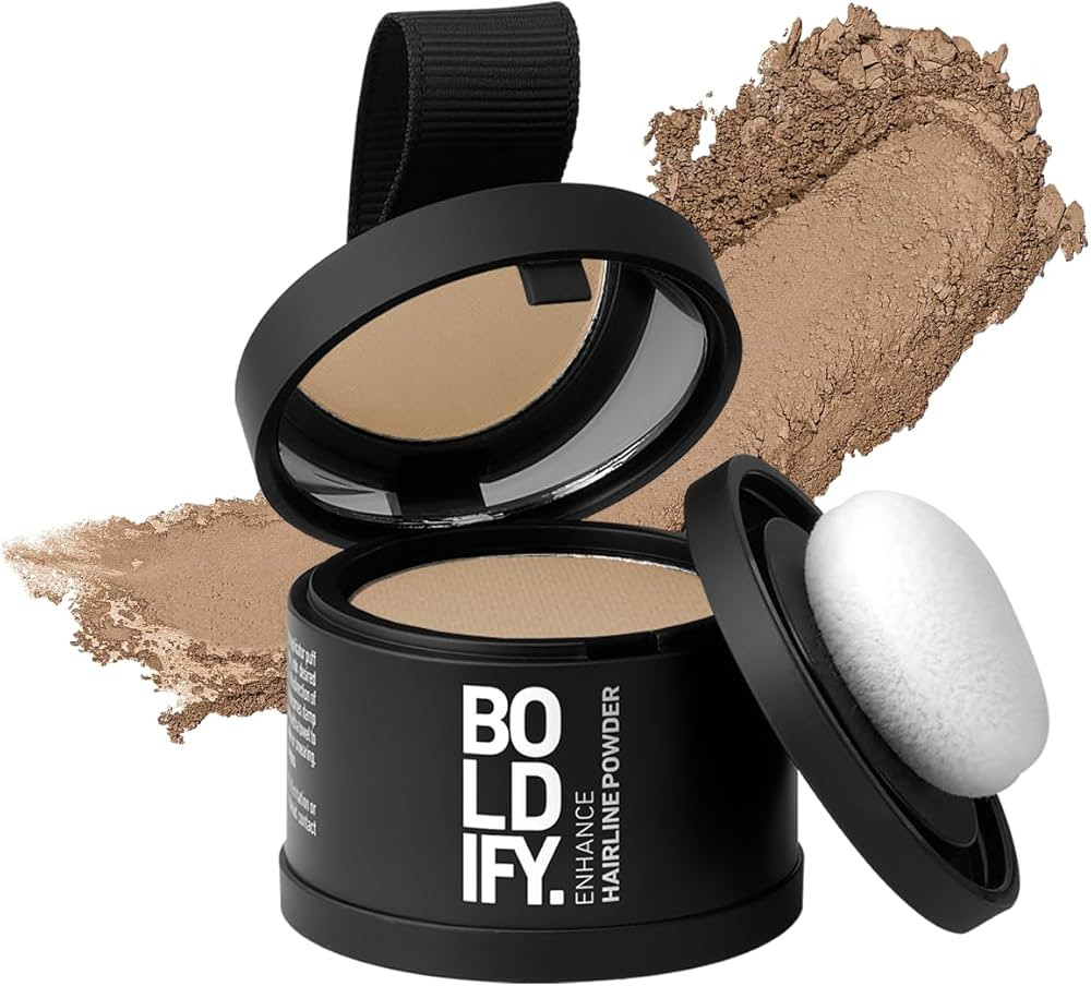 BOLDIFY Hairline Powder - Root Touch Up & Hair Loss Cover Up, Instant Gray Coverage 48-Hour Stain... | Amazon (US)
