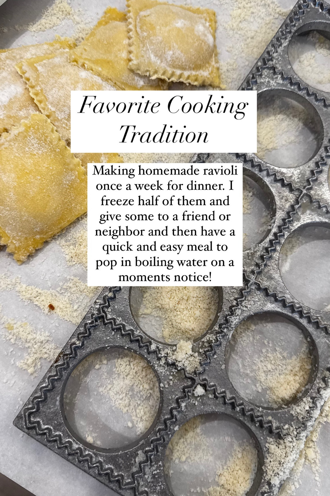 My Italian family always made sure we knew how important tradition and cooking is. And giving meals to people you love in your life! #cookingessentials

#LTKFamily #LTKGiftGuide #LTKHome