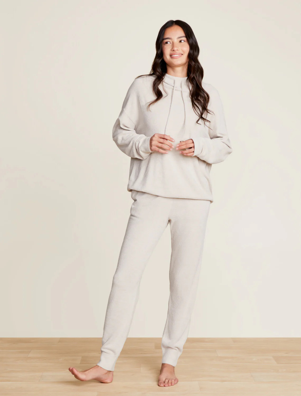 CozyChic Ultra Lite® Funnel Neck Hooded Pullover | Barefoot Dreams