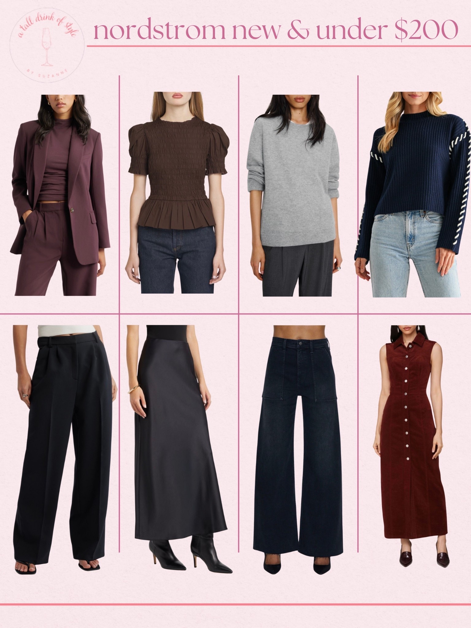 New for fall from Nordstrom and it’s all under $200! 

Hi friend! 👋 Thanks for your support! I’m so glad you’re here!
If you're tall, over 40, or just tired of fashion that doesn’t fit your life, you’re in the right place. I share classic, elevated outfit formulas that actually work on tall women (I’m 6’1” for reference!) and help you feel confident getting dressed again.
I am your resource for timeless, elevated fashion for women over 40 (and tall women)
Age: 55
Height: 6’1”
Tops: S/M
Bottoms: 8/10
Dresses: 8/M
Over 50 fashion, tall fashion, workwear, everyday outfits, timeless outfits, Classic Outfits

#LTKStyleTip #LTKTall #LTKSeasonal