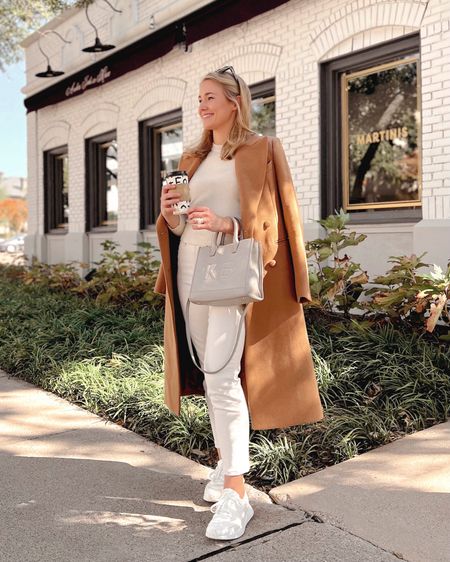 Neutrals for fall 🍂 Coat is old, but everything else is linked and true to size! 