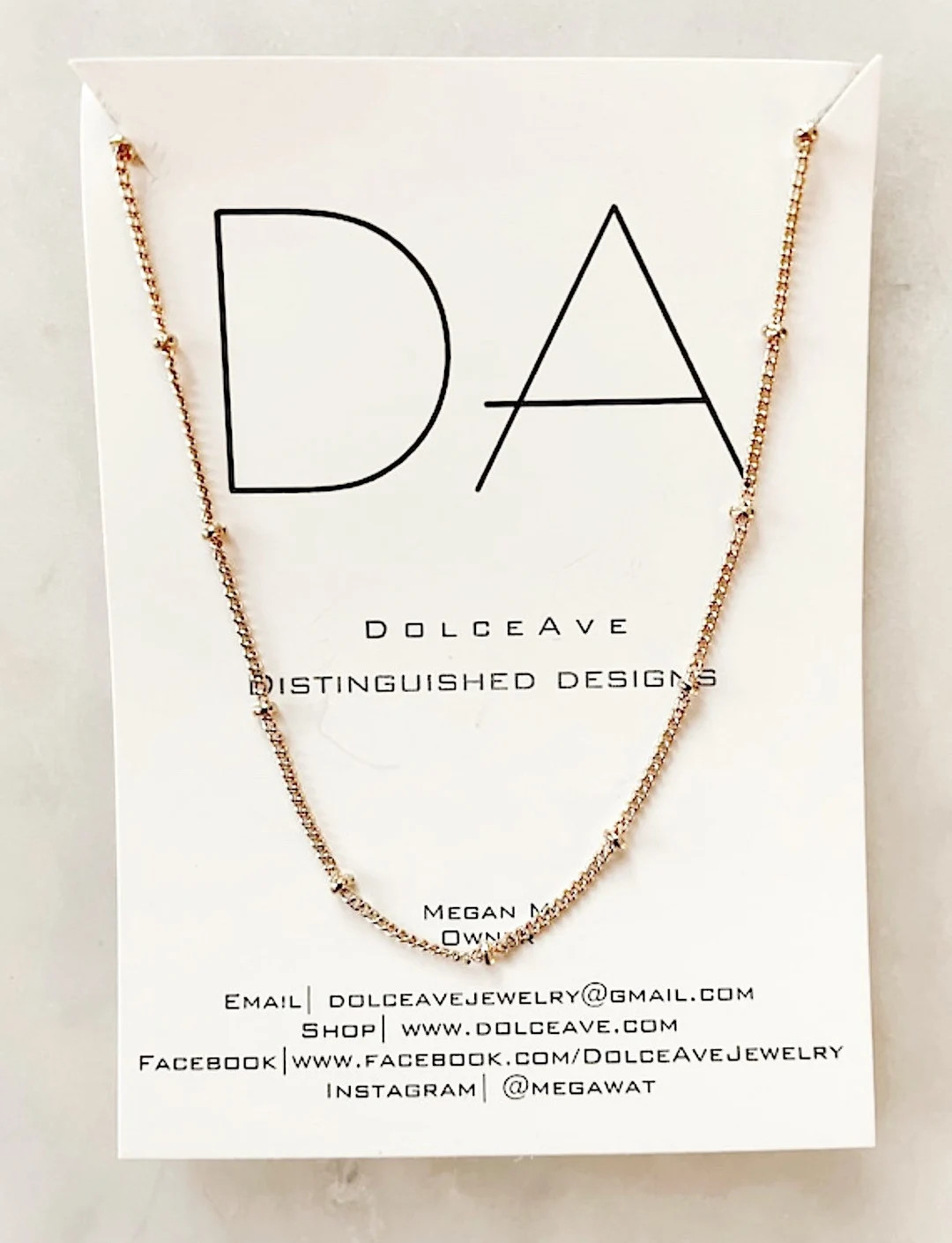 18K Gold Filled 16 Satellite Chain Necklace Layering - Etsy | Etsy (US)