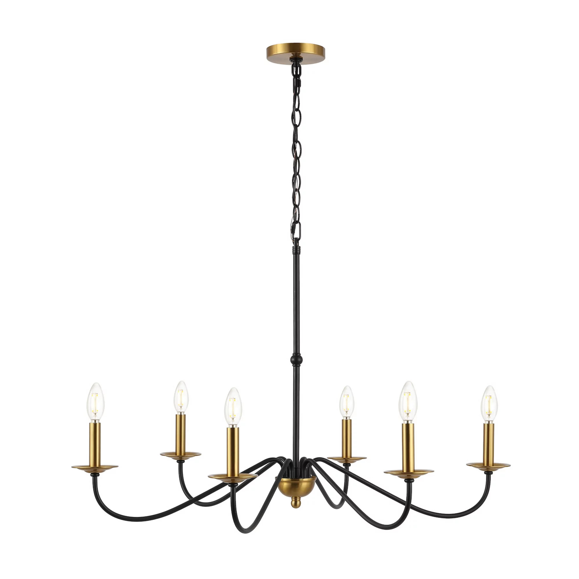 Wicklow Bohemian Farmhouse Iron Led Chandelier | Kohl's