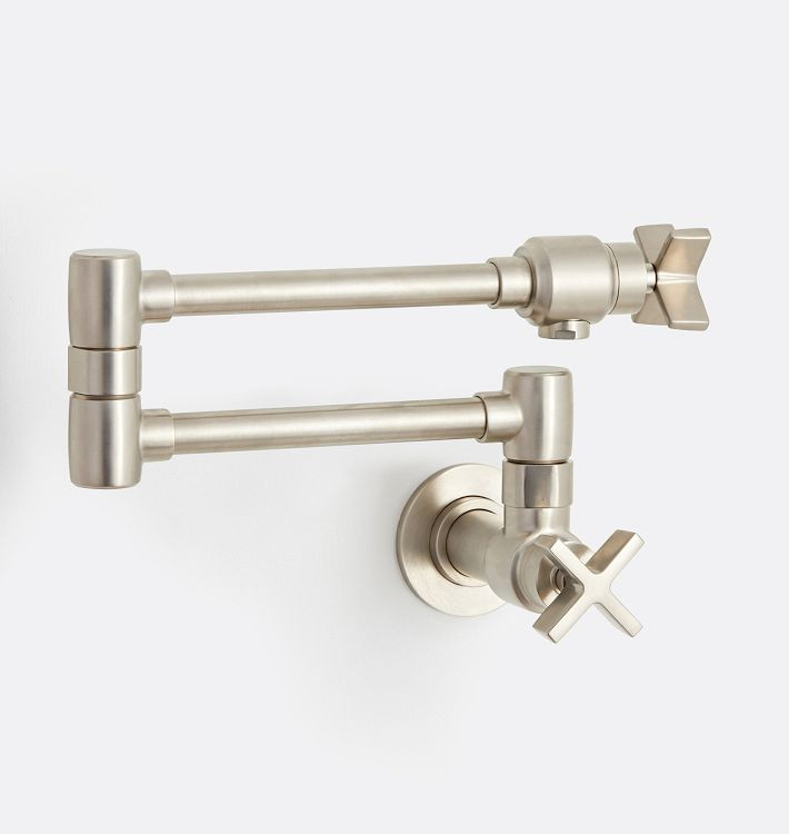 West Slope Cross Handle Wall Mount Pot Filler | Rejuvenation