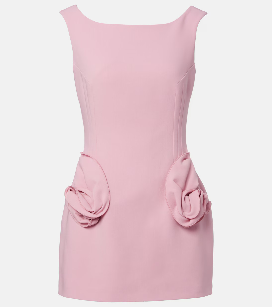 Abito corto in misto lana | Mytheresa (IT)