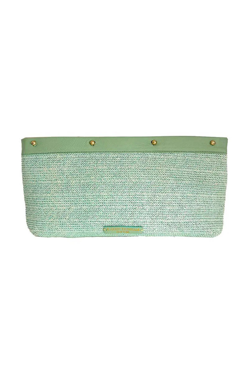 Seafoam Raffia Dunham & Carrie Bag Cover | CARRIE DUNHAM