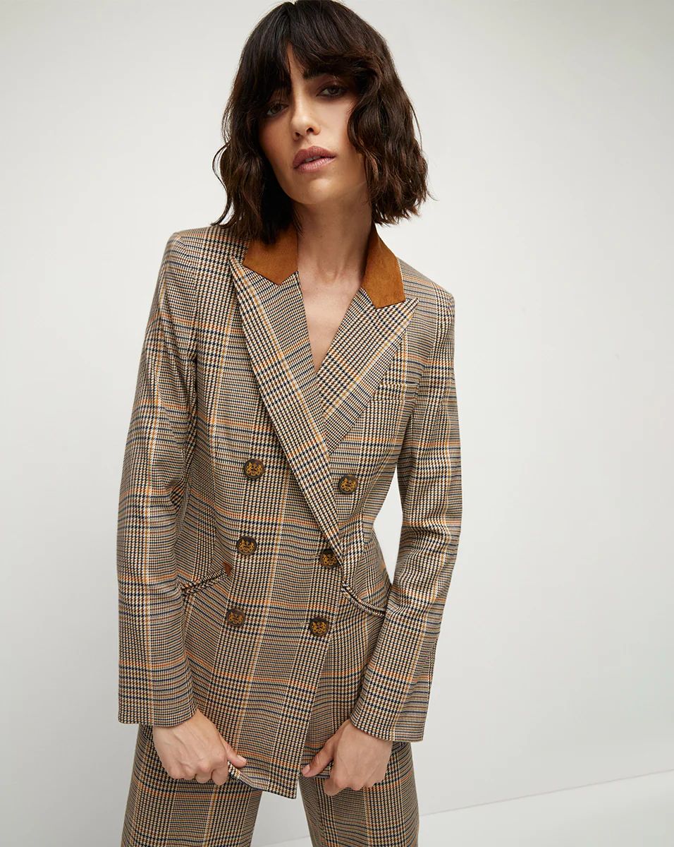 Elvana Plaid Dickey Jacket | Veronica Beard