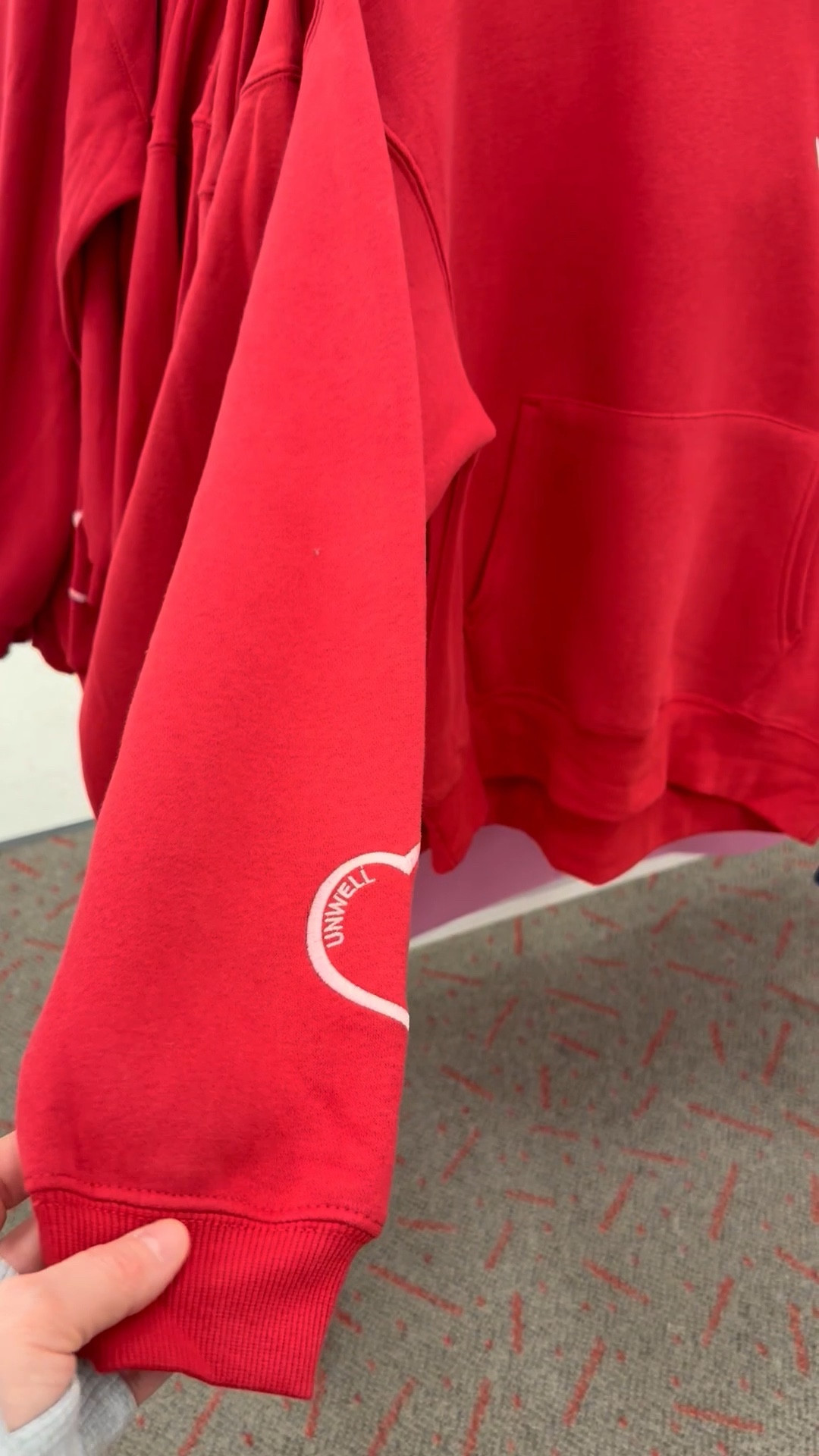 This hoodie is soooo cute!!! Loving the arm details and the graphic wording on the back!!! Think I need this!!! 😍🥰




#graphicsweatshirt #graphictee #valentinessweater #vday #redhoodie #hearthoodie#target 

#LTKValentine #LTKSeasonal