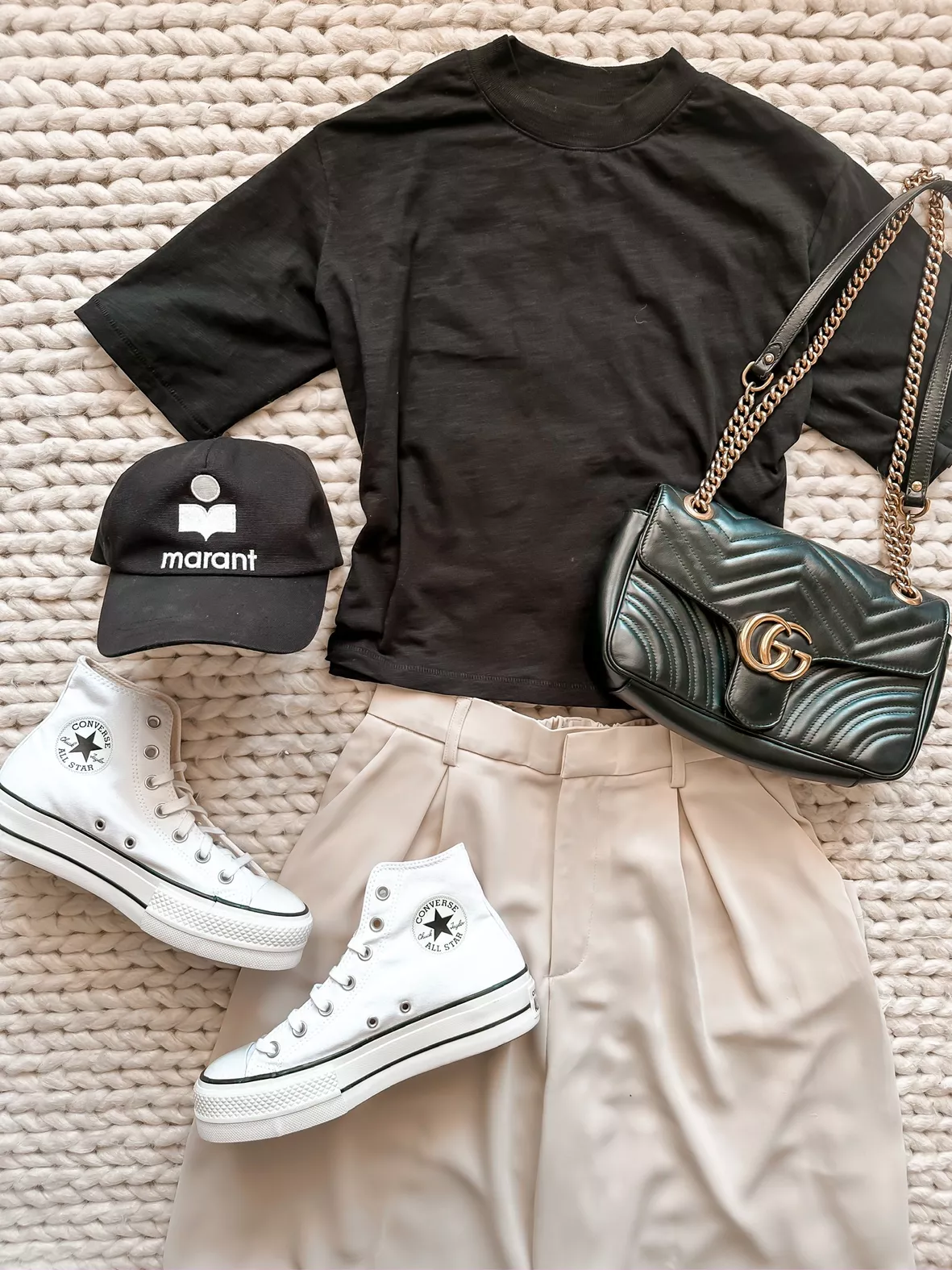With my mini bag.  Converse sneakers outfit, Sneakers outfit, Mini bag