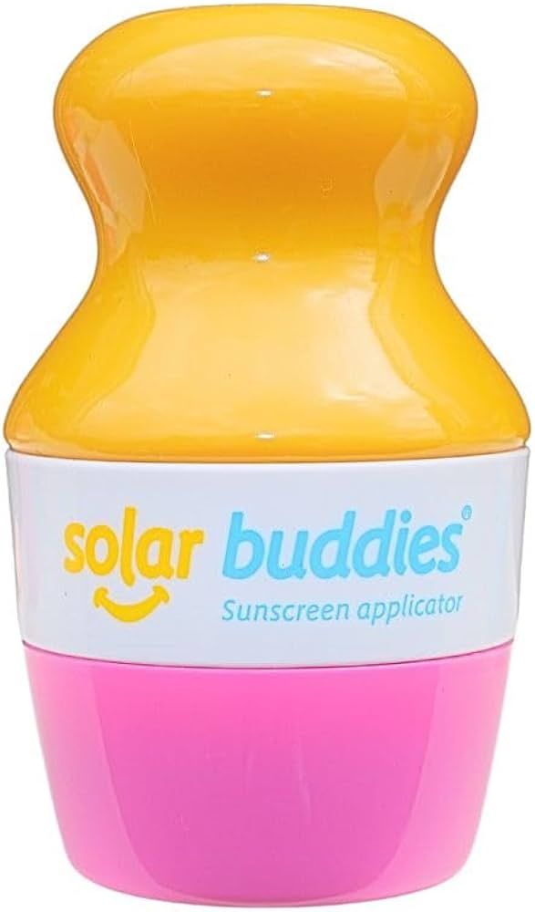 Solar Buddies Sunscreen Applicator - Single Pink - BPA-Free Refillable Roll on Sponge Sunscreen, ... | Amazon (US)