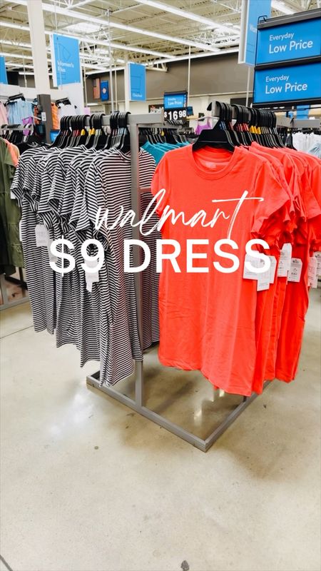 Walmart $9 tee shirt dress, runs true to size. I’m wearing a size medium 

#LTKmidsize #LTKstyletip #LTKfindsunder50