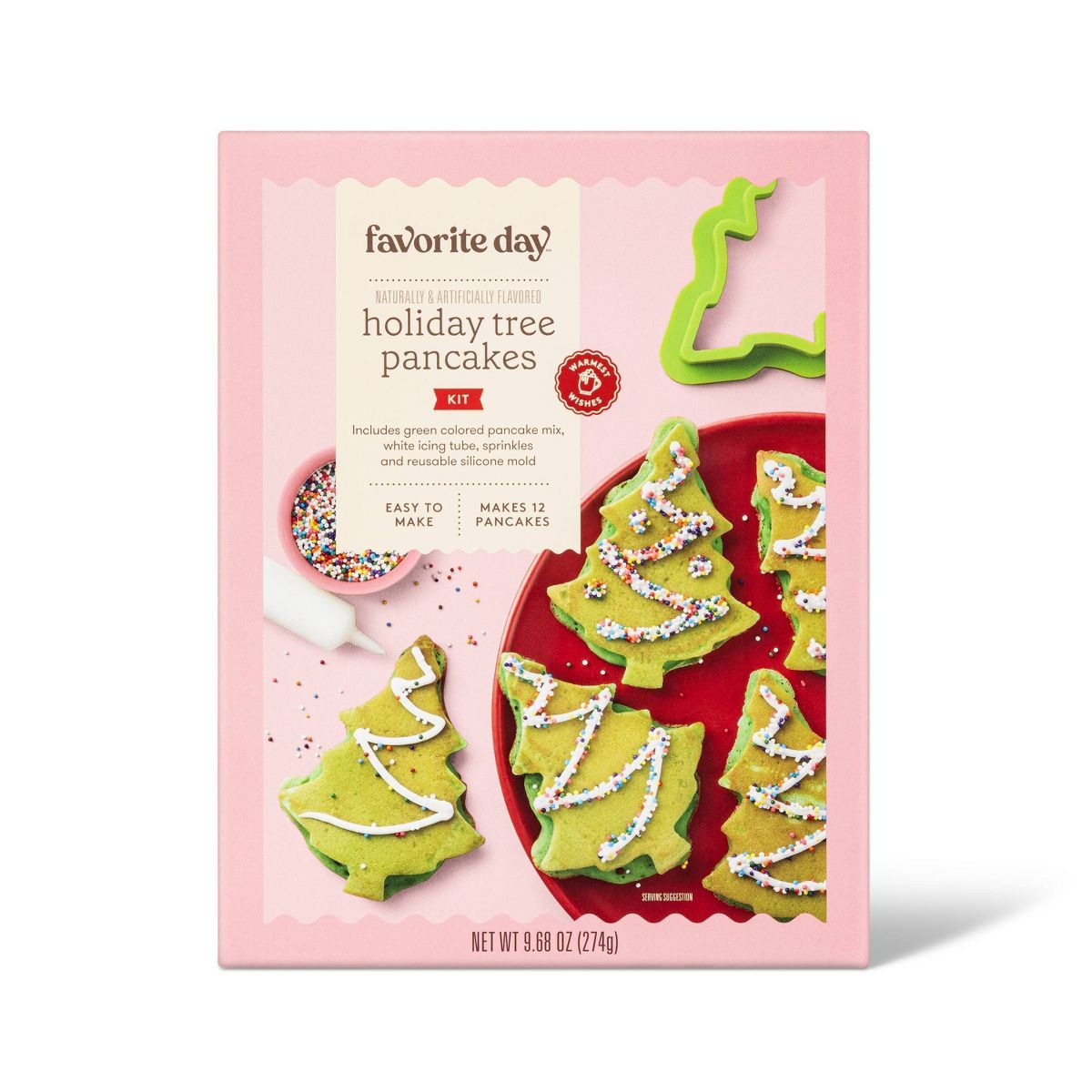 Holiday Tree Pancake Kit - 9.68 - Favorite Day™ | Target
