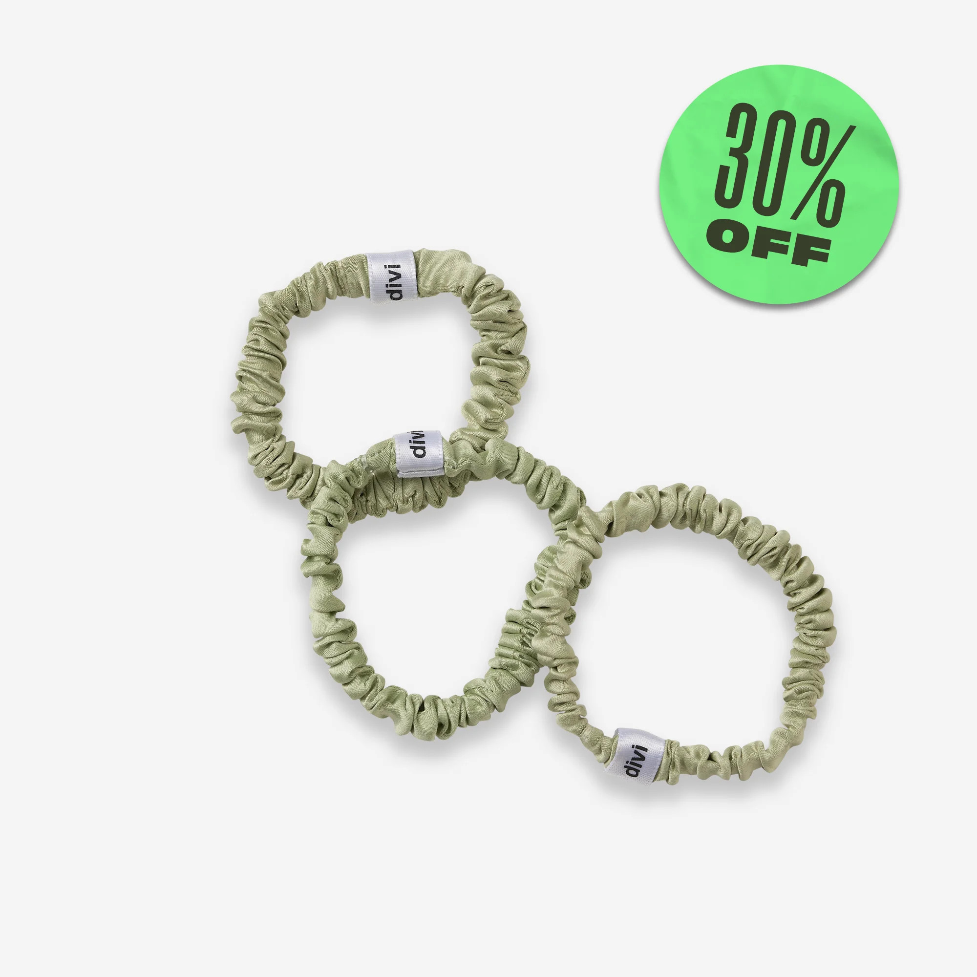 Divi Scrunchie 3-Pack | Silky, Anti-Breakage Hair Scrunchies | Divi Official