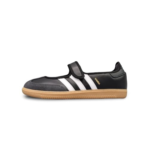 adidas Samba Jane Womens Sneaker (Black White Gum, 6.5) | Amazon (US)