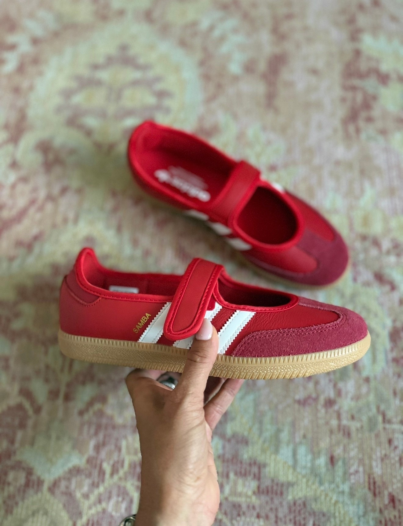 Adidas Mary Jane sneakers for game day